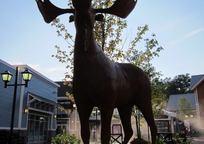 Merrimack Premium Outlets Moose Sculpture Chris Williams