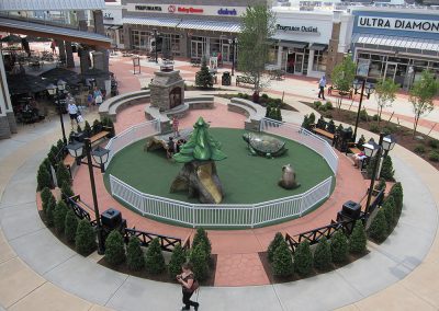 Merrimack Premium Outlets Play Area Fireplace