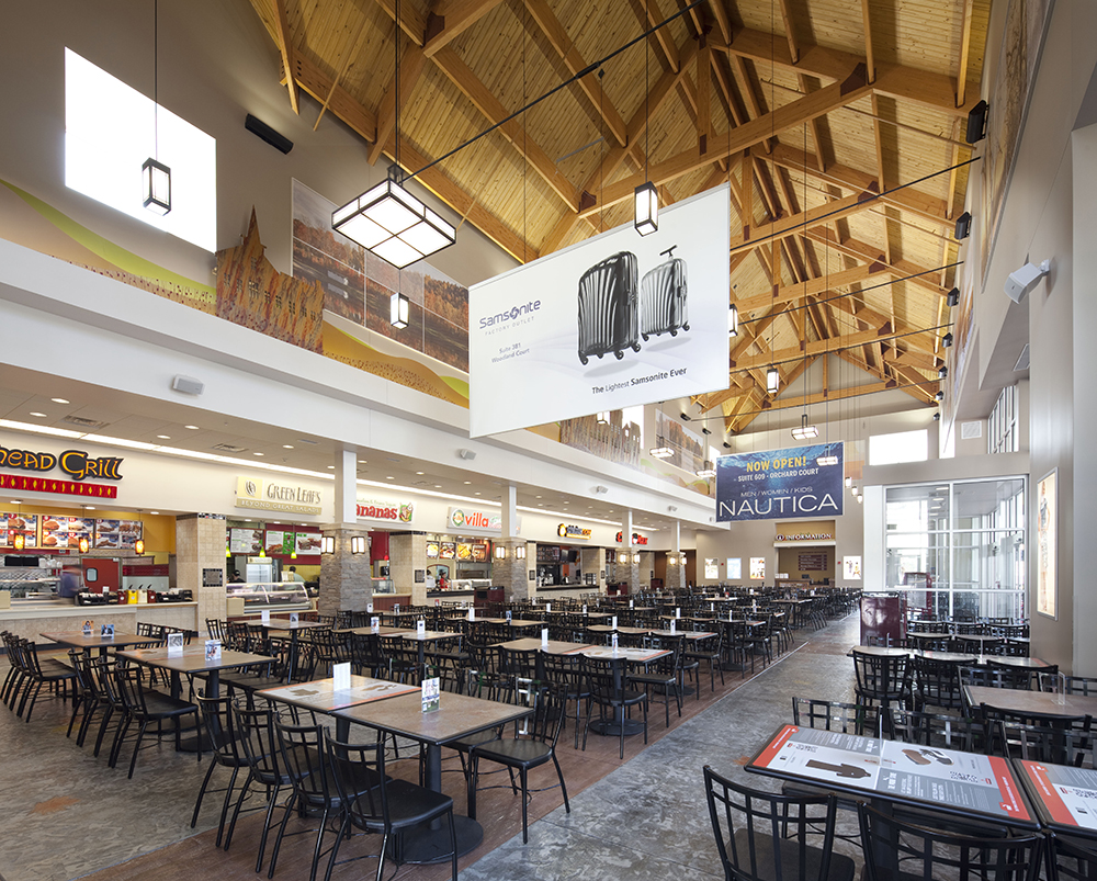 Merrimack Premium Outlets Food Court Interior