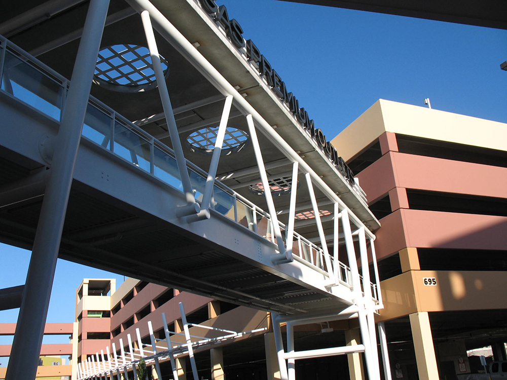 Las Vegas Premium Outlets North Pedestrian Bridge to Parking Deck B Architect Design