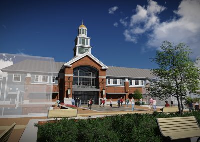 Woodbury Common Market Hall South Tower Rendering Design Coordination Visualization