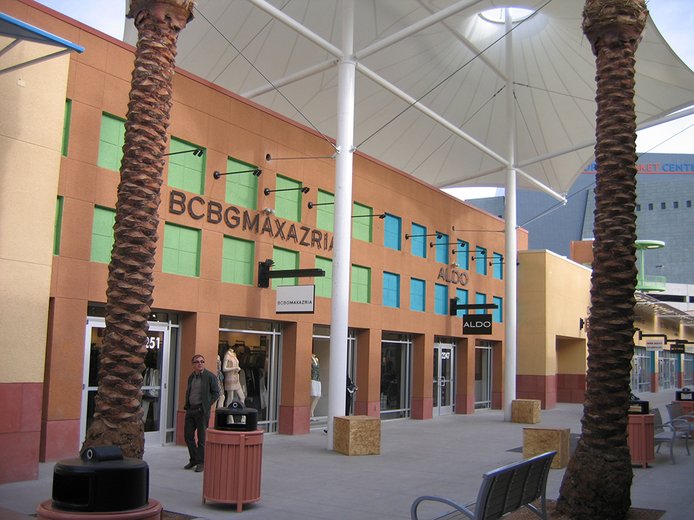 Las Vegas Premium Outlets North Retail Design Architecture Facade Color